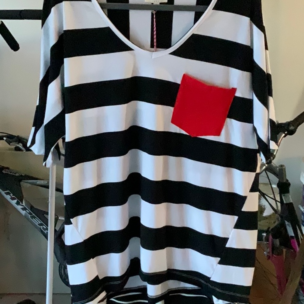 Black Striped T-shirt
